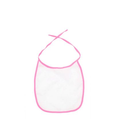 Picture of Baby Bib - PINK edge