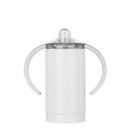 Picture of SIPPY CUP INSULATED (Straight) with Spout - 300ml WHITE