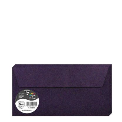 Picture of Pollen Envelopes 110x220mm (120gr) PURPLE metallic