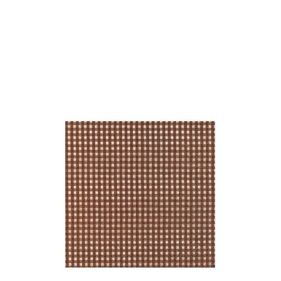 Picture of NAPKIN 25X25 VICHY BROWN-11064