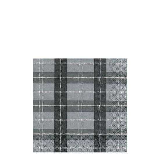 Picture of NAPKIN 33X33-PLAID GREY -21175