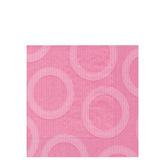 Picture of NAPKIN 40X40 CIRCLE ROSE-38204