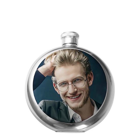 Picture of Flask 5oz ROUND (Silver)