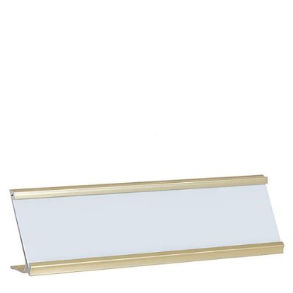 Picture of Name Plate Holder (Alum. Alloy) 6x20cm - Gold