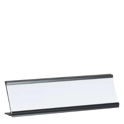 Picture of Name Plate Holder (Alum. Alloy) 6x20cm - Black