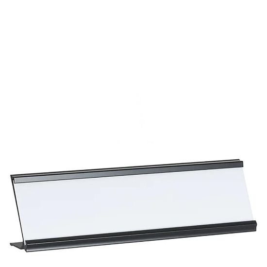 Picture of Name Plate Holder (Alum. Alloy) 6x20cm - Black
